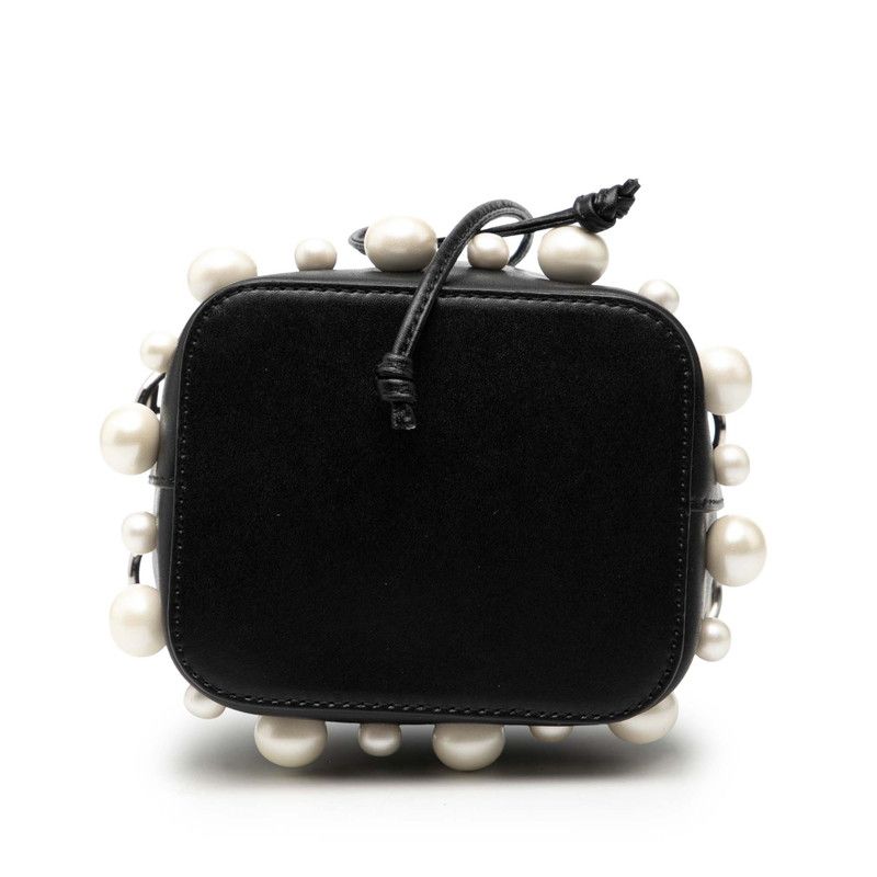 FENDI Mini Mon Tresor Leather Bucket Bag
