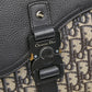 Dior Oblique Saddle Canvas Leather Shoulder Bag