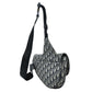 Christian Dior Oblique Saddle Canvas Leather Shoulder Bag