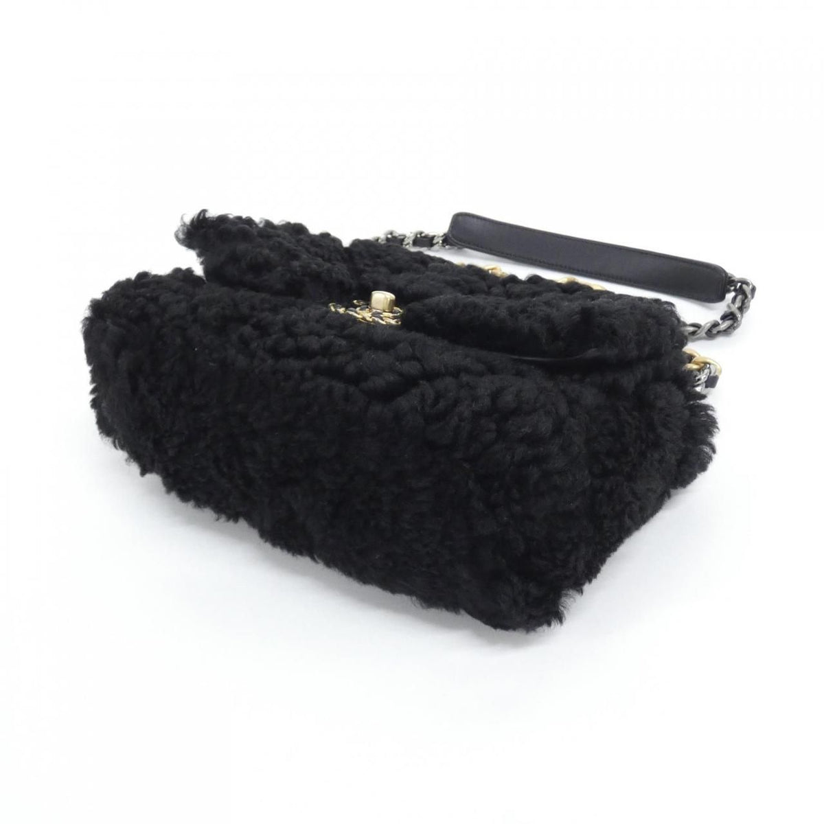 Chanel 19 Shearling Sheepskin Shoulder Bag