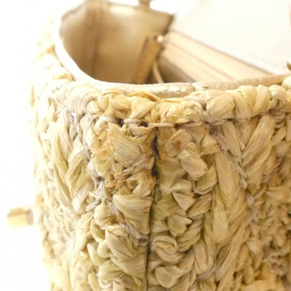 Chanel Raffia Shoulder Bag Limited