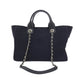 Chanel Deauville Mixed Fiber Shoulder Bag
