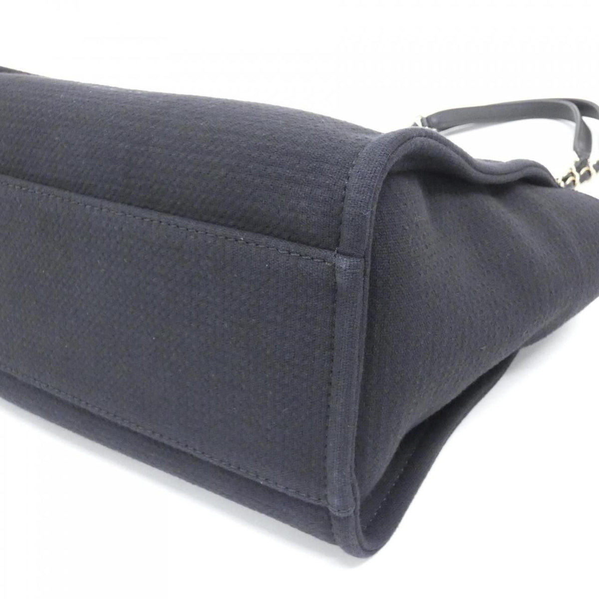 Chanel Deauville Mixed Fiber Shoulder Bag
