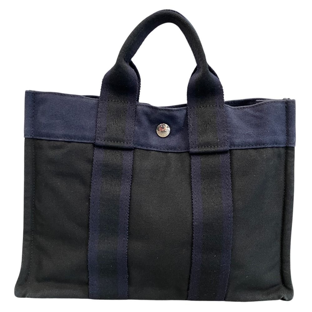Hermes Fourre Tout PM Canvas Tote Bag