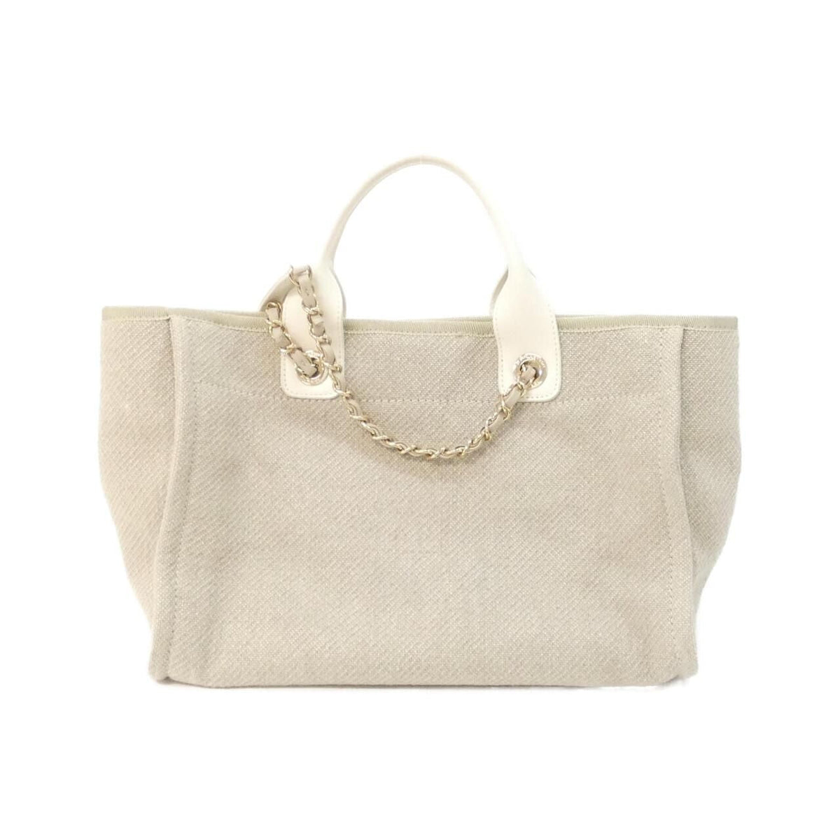 Chanel Deauville Mixed Fiber Tote Bag
