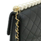 Chanel Matelasse Pearl Leather Shoulder Bag
