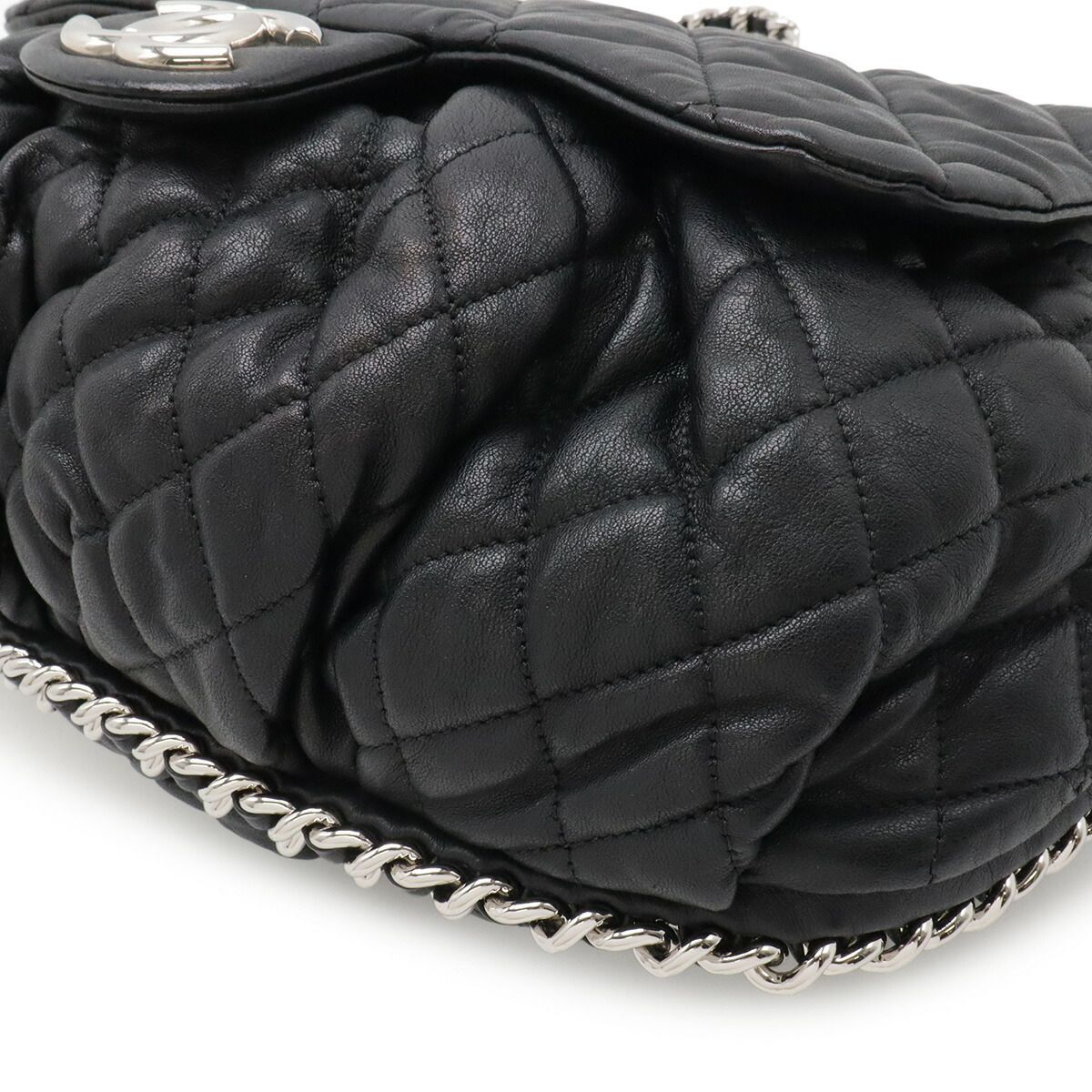 Chanel Matelasse Chain Around Leather Shoulder Bag
