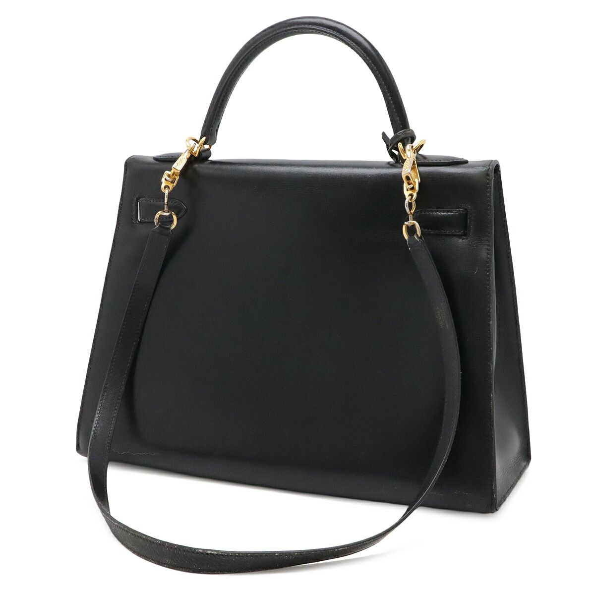 Hermes Kelly32 Box Calf Handbag