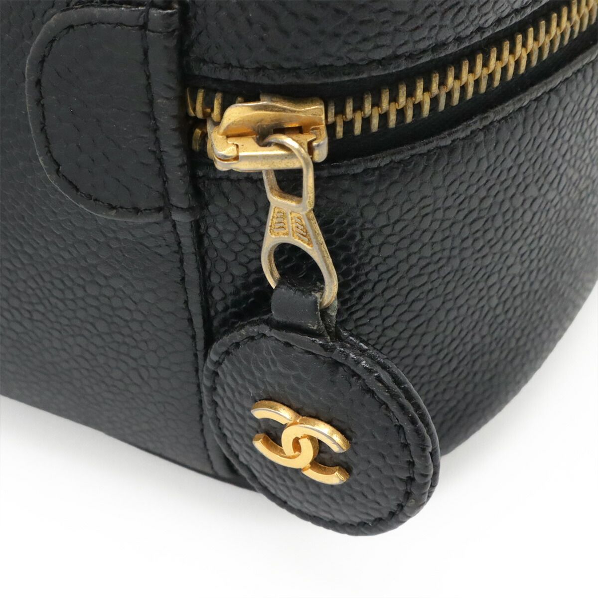 Chanel Caviar Leather Vanity Bag