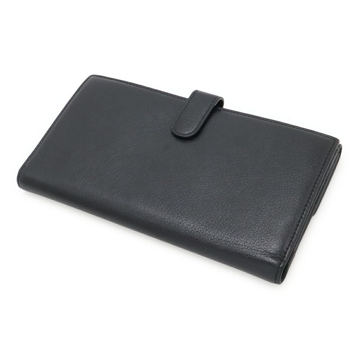 Chanel Camellia Leather Long Wallet
