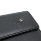 Chanel Camellia Leather Long Wallet