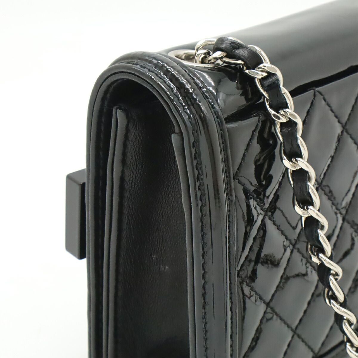 Chanel Lego Boy Leather Chain Shoulder Bag