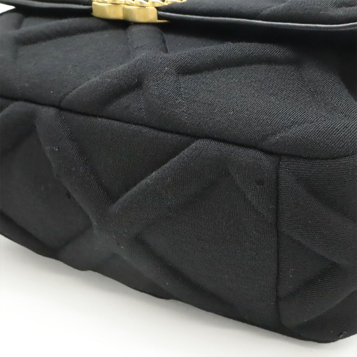 Chanel 19 Cotton Matelasse Chain Bag