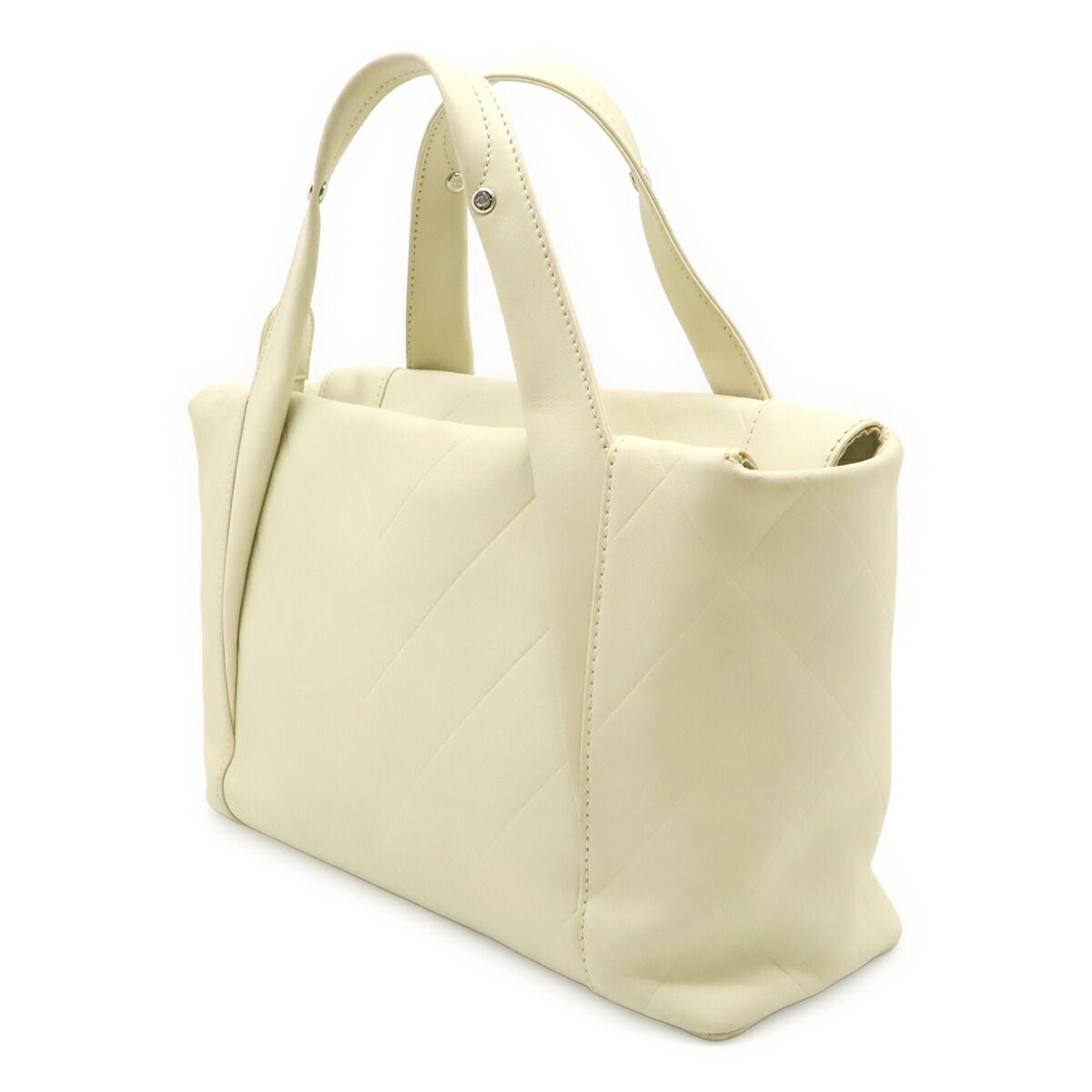 Chanel V Stitch Leather Tote Bag