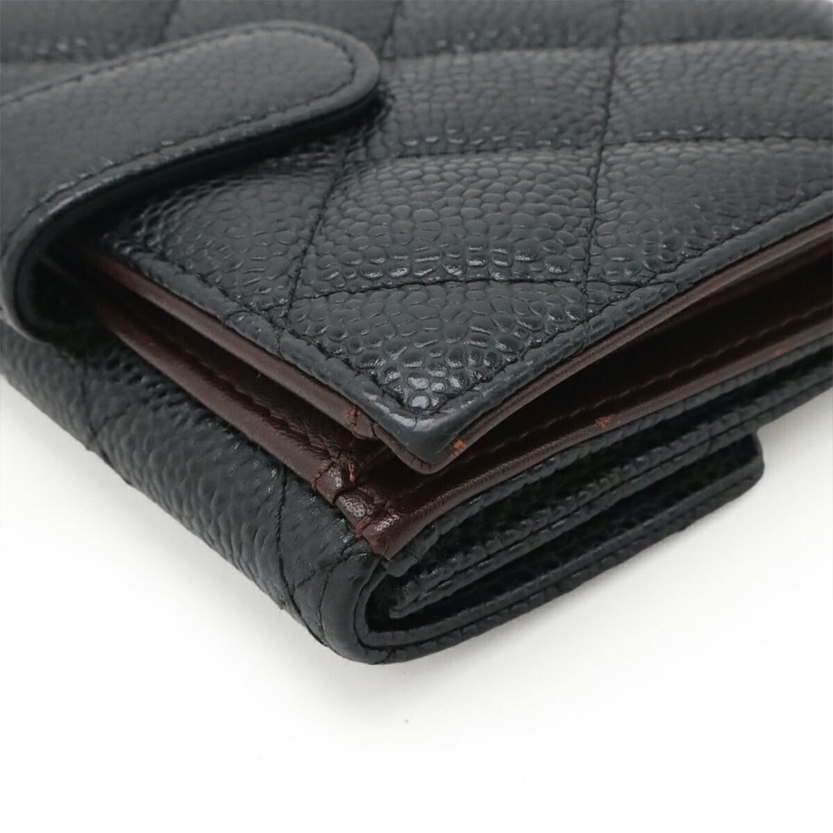 Chanel Caviar Skin Bifold Wallet