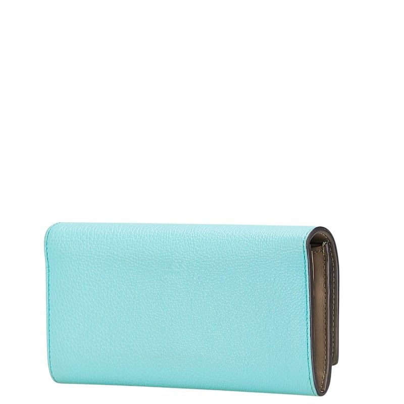Fendi Peekaboo Leather Long Wallet