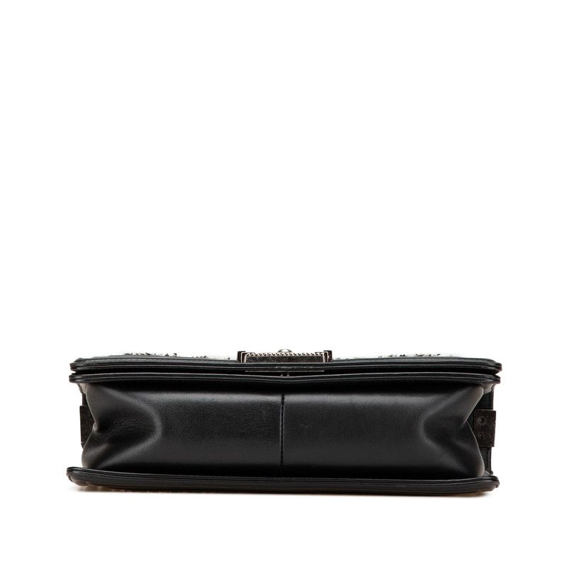 Chanel Boy Chanel 25 Leather Tweed Shoulder Bag