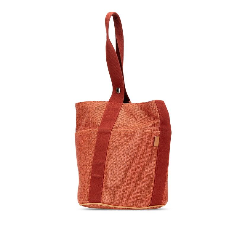 Herm s Sac Saxo MM Toile Ash Handbag