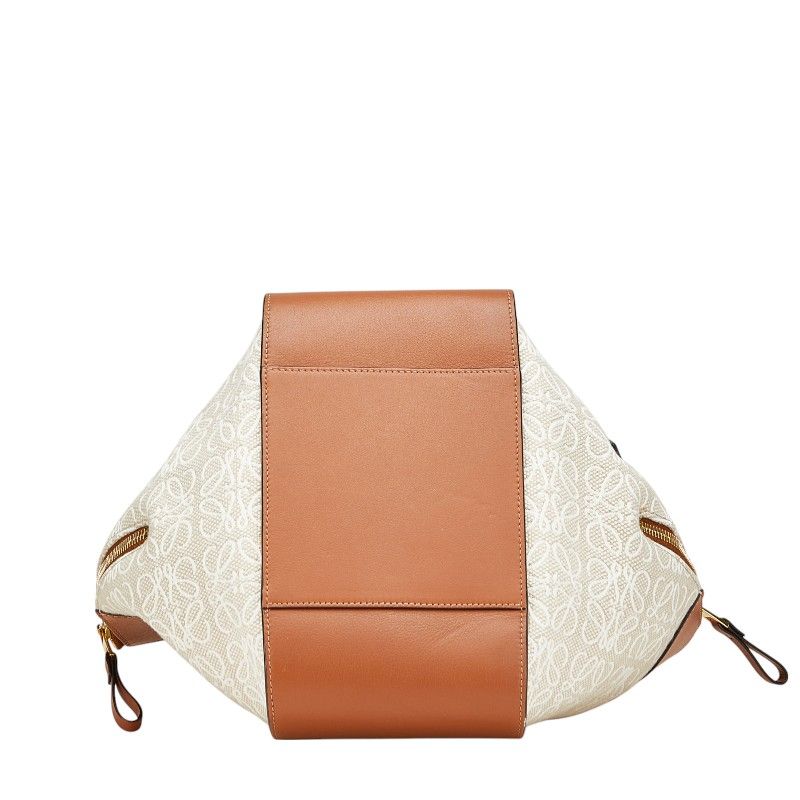Loewe Hammock Small Repeat Anagram Canvas Leather 2way Bag