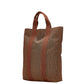 Hermes Herline Canvas Tote Bag
