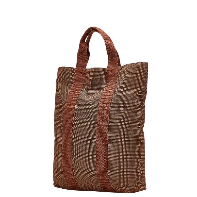 Hermes Herline Canvas Tote Bag