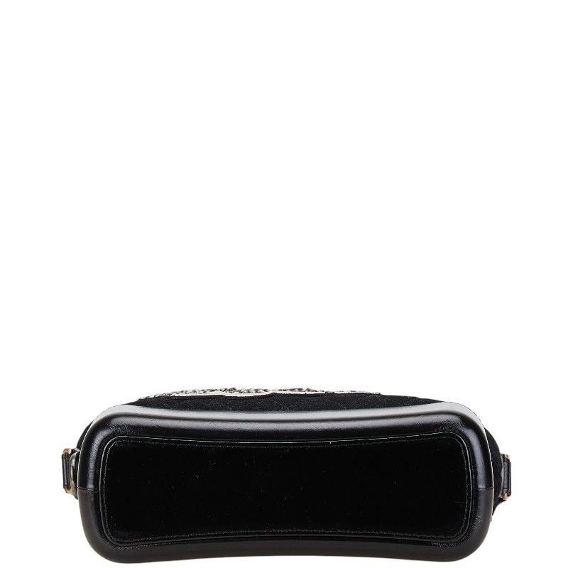 Chanel Gabrielle Felt Leather Shoulder Bag