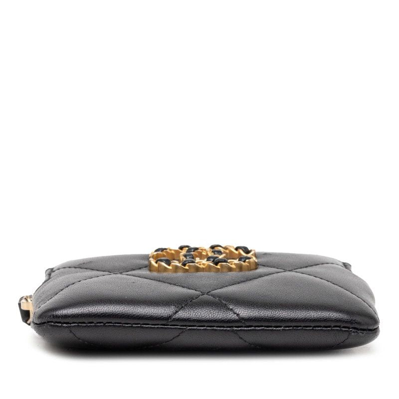 Chanel Chanel19 Lambskin Card Case