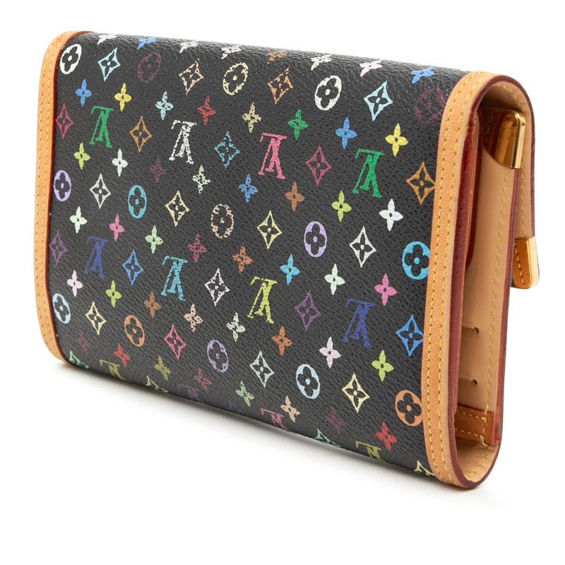 Louis Vuitton Monogram Multicolore Long Trifold Wallet
