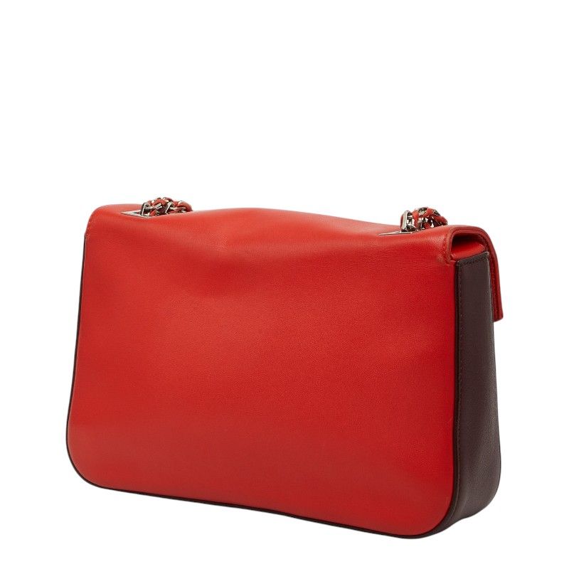 Fendi Leather Chain Shoulder Bag
