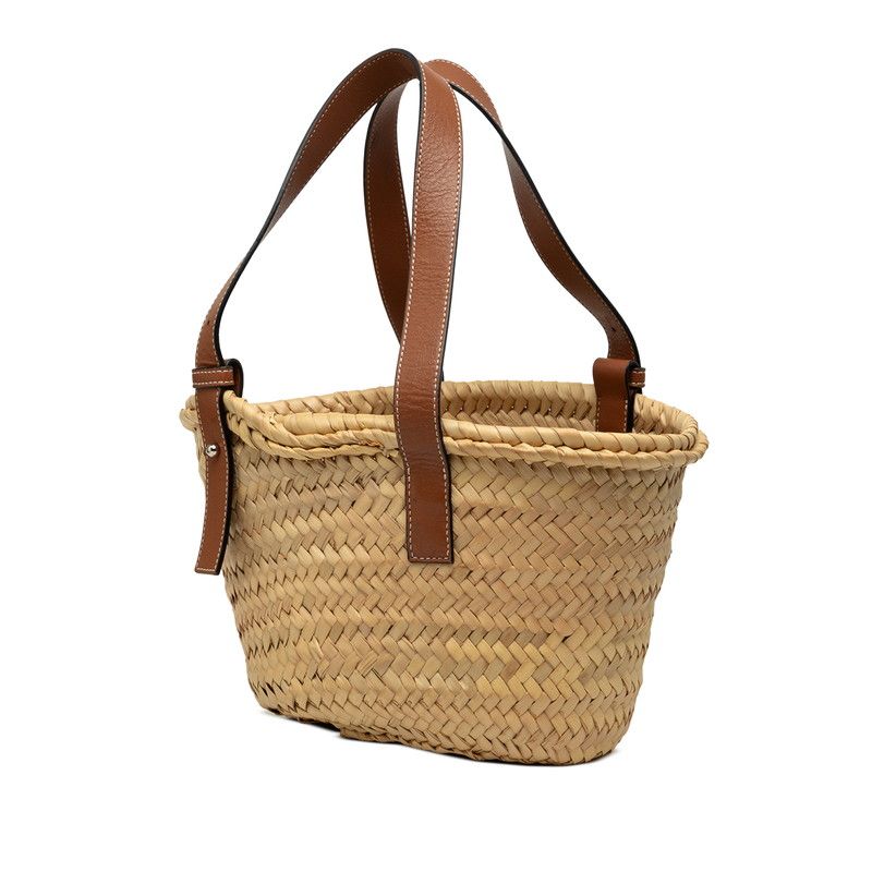 Loewe Basket Raffia Handbag