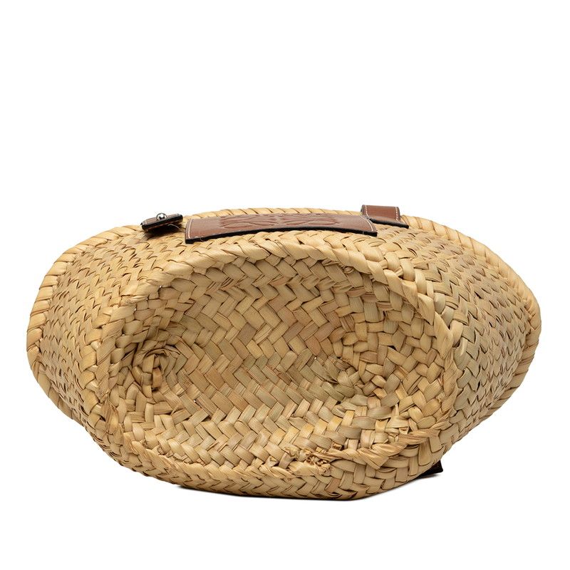 Loewe Basket Raffia Handbag