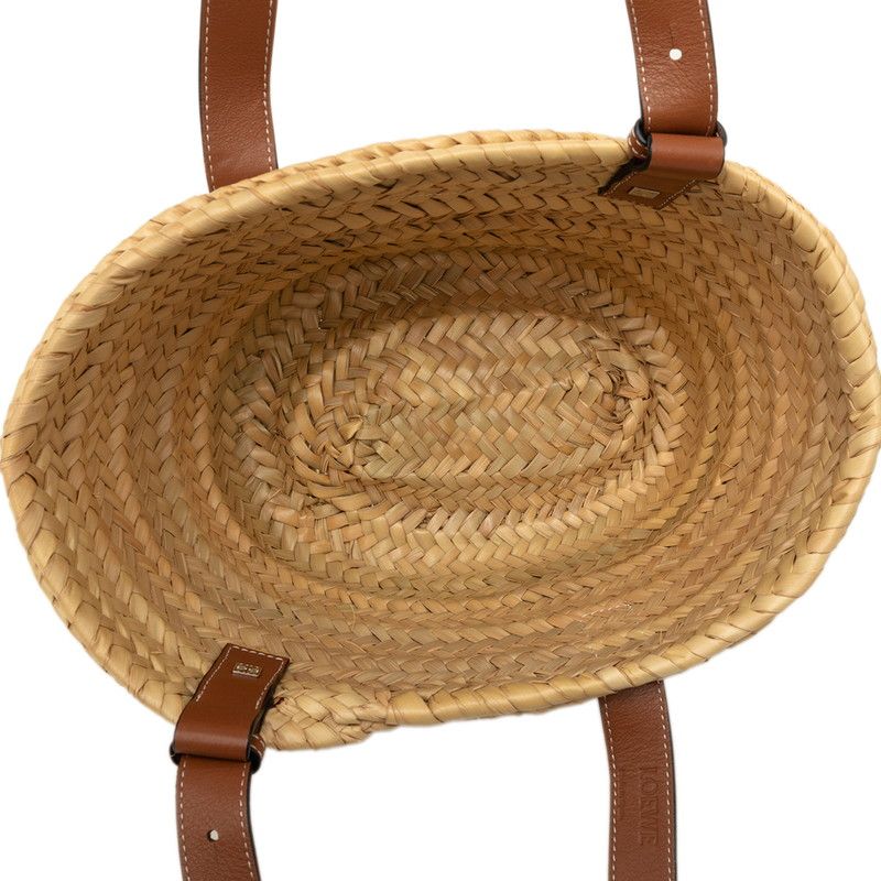 Loewe Basket Raffia Handbag