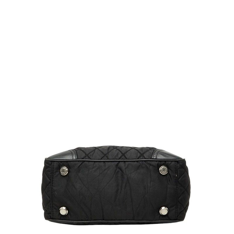 Chanel Coco Mark Paris New York Line Nylon Calf Tote Bag