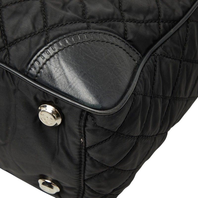 Chanel Coco Mark Paris New York Line Nylon Calf Tote Bag
