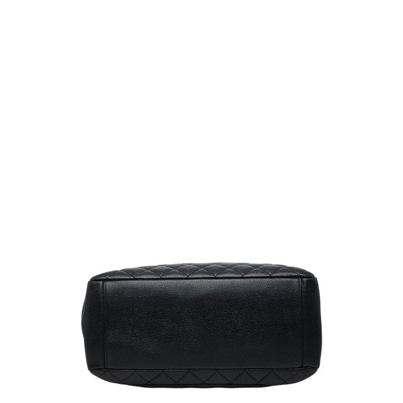 CHANEL Coco Mark Caviar Skin Tote Bag