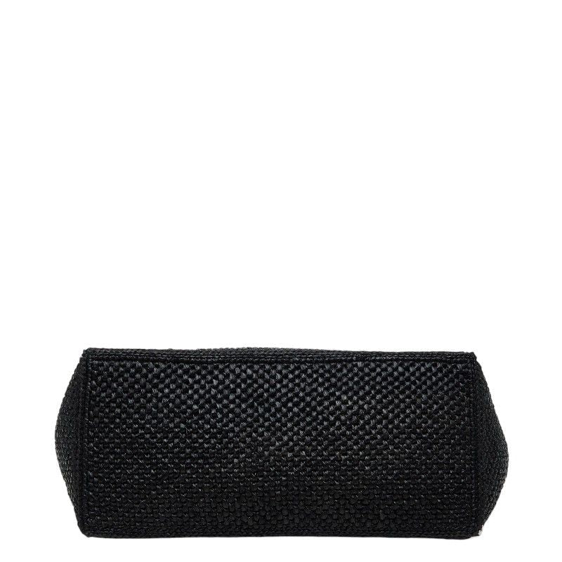 Loewe Font Tote Large Raffia Calf Tote Bag