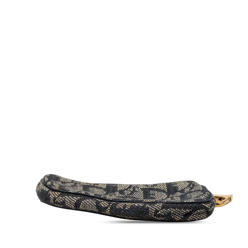 Dior Trotter Saddle Canvas Leather Coin Case