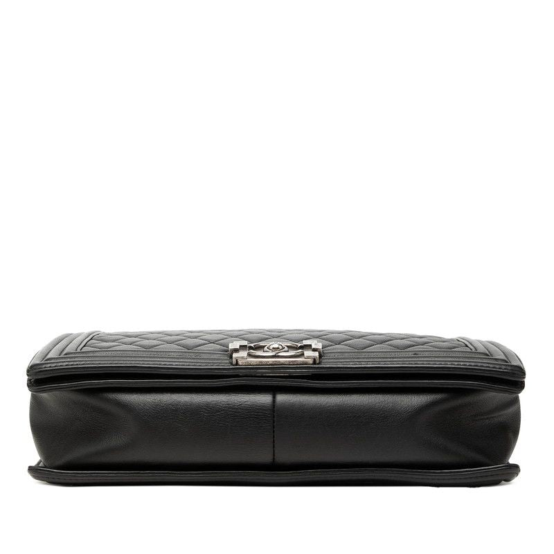 CHANEL Boy Chanel Matelasse Lambskin Shoulder Bag