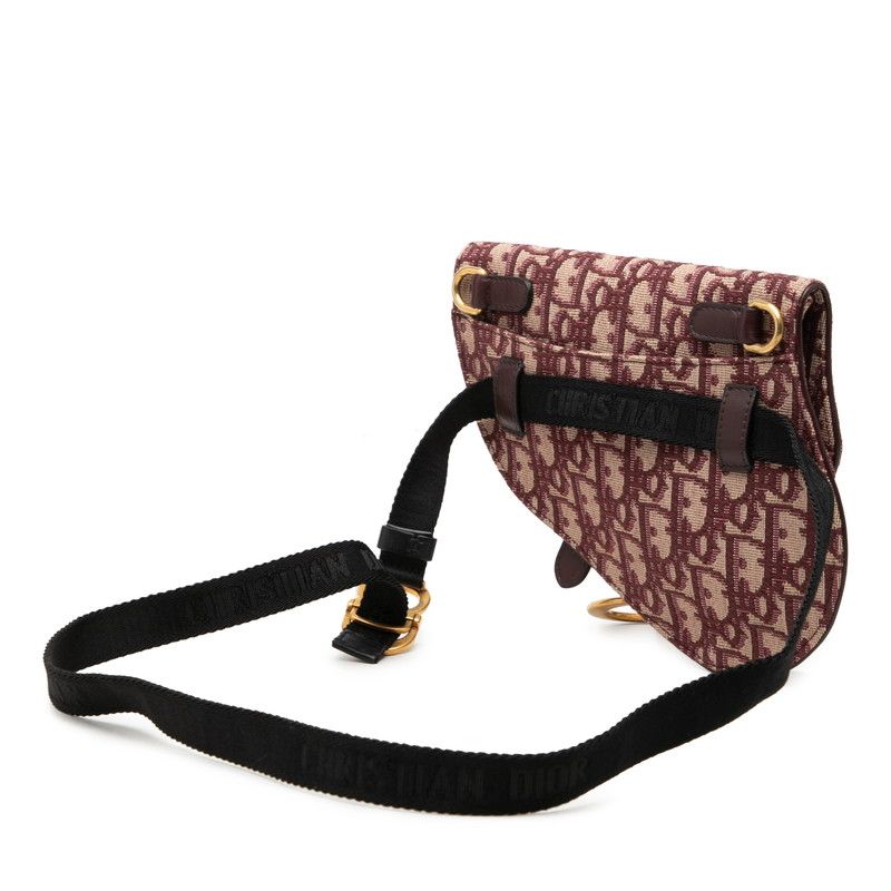 Dior Oblique Trotter Saddle Canvas Waist Bag