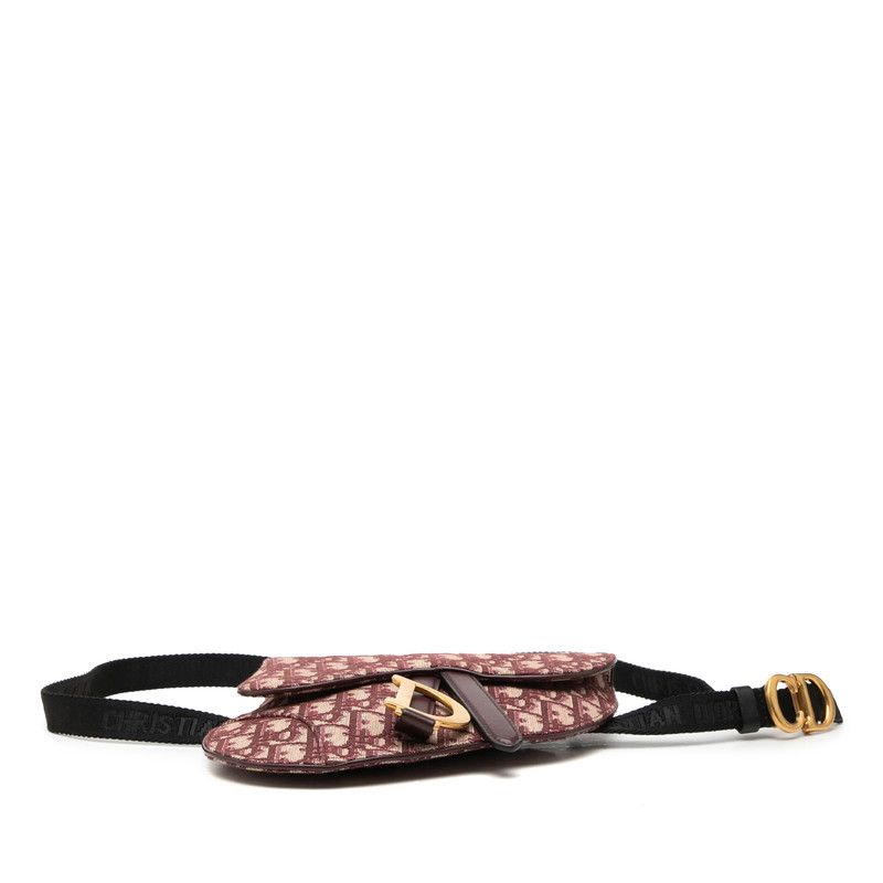 Dior Oblique Trotter Saddle Canvas Waist Bag