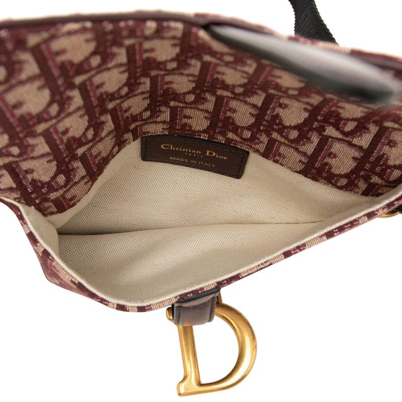 Dior Oblique Trotter Saddle Canvas Waist Bag