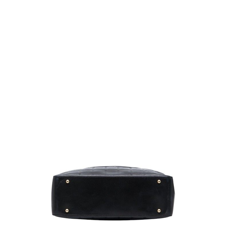 Chanel Coco Mark Choco Bar Lambskin Shoulder Bag