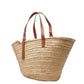 Loewe Classic Basket Raffia Leather Tote Bag