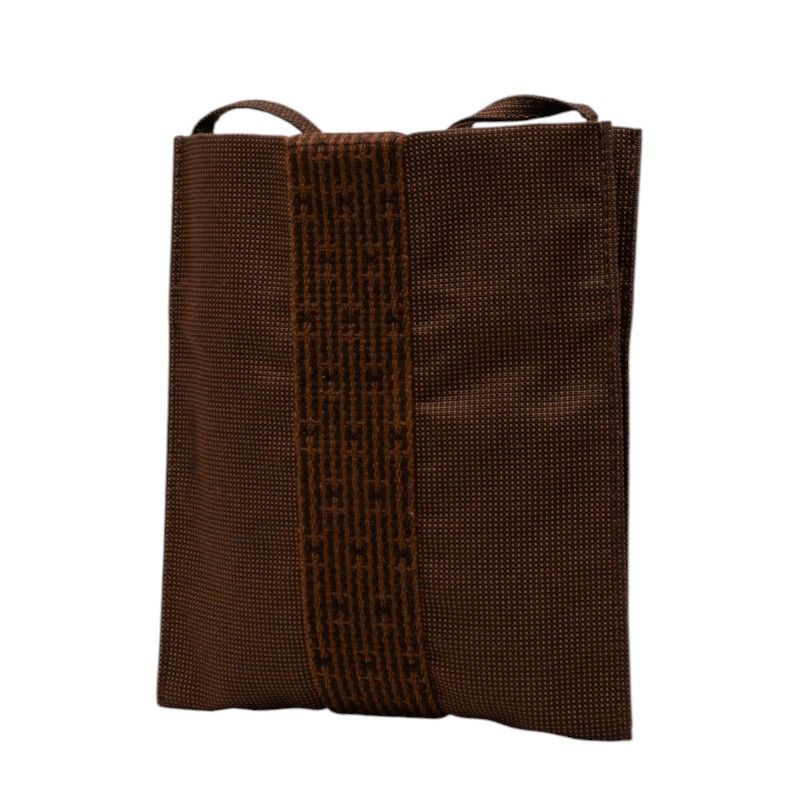 Hermes Herline Canvas Shoulder Bag