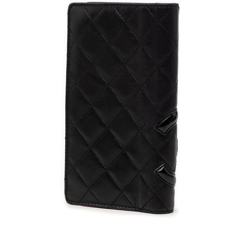 Chanel Cambon Line Leather Long Wallet