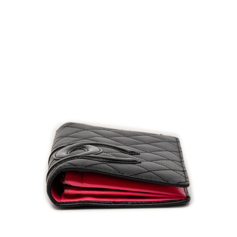Chanel Cambon Line Leather Long Wallet