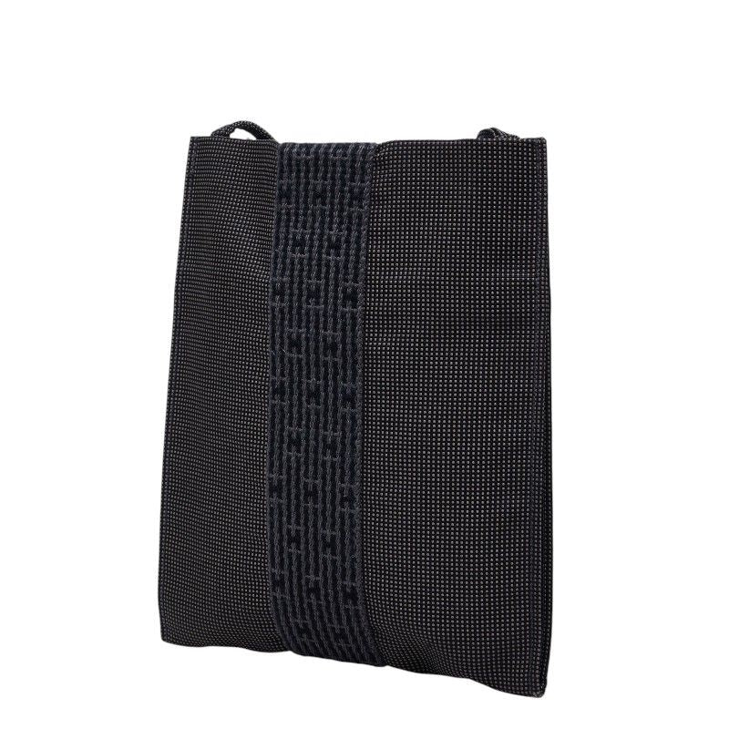 Hermes Herline Canvas Shoulder Bag