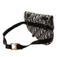 Dior Oblique Saddle canvas leather shoulder bag