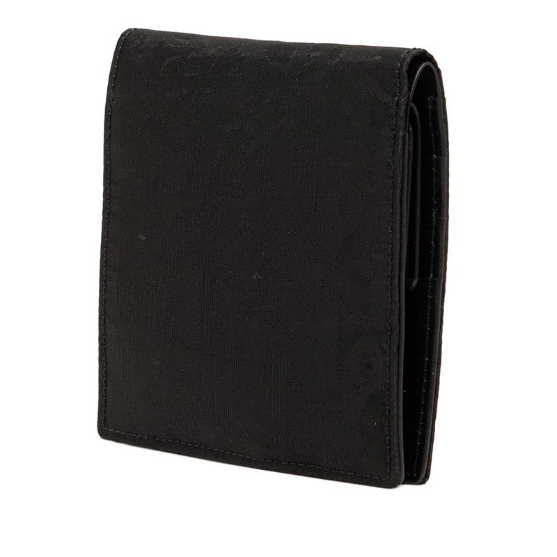 Dior Oblique Jacquard Nylon Leather Wallet