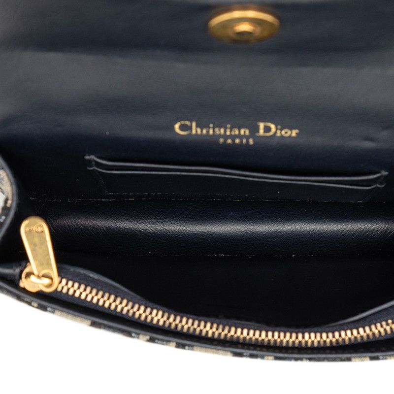 Dior Saddle Oblique Trotter Canvas Leather Waist Bag